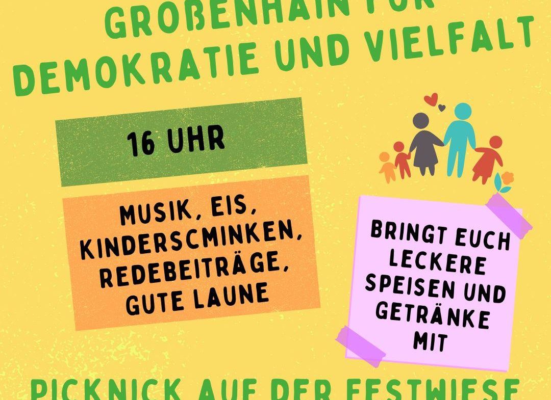 Aktion „Großenhain für Demokratie und Vielfalt“ – Einladung an Chöre und Musikgruppen